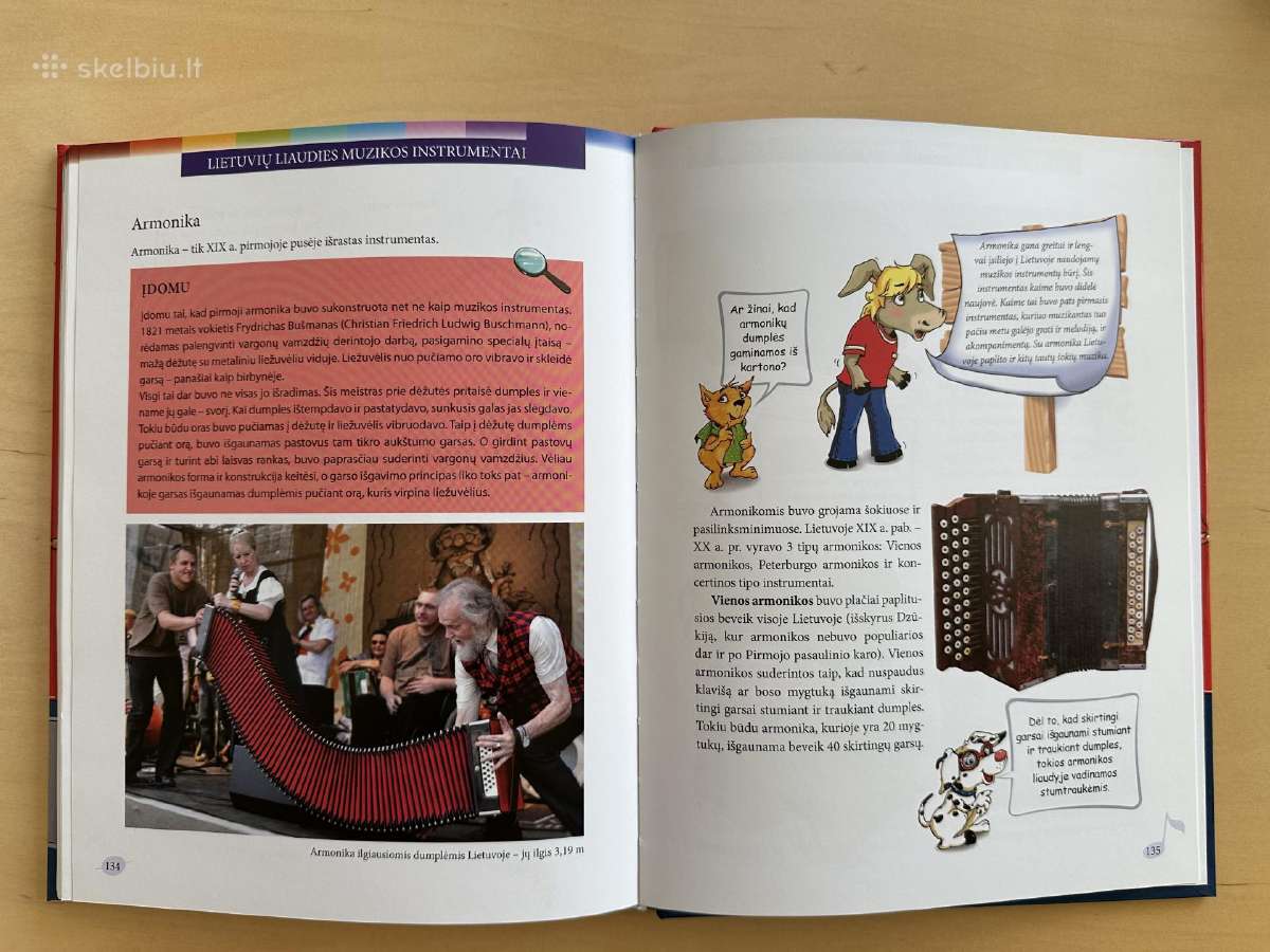 Knyga vaikams “Muzikos instrumentai + CD. - nuotraukos Nr. 6