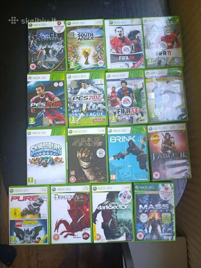 Naudoti Xbox 360 originalus žaidimai - nuotraukos Nr. 3