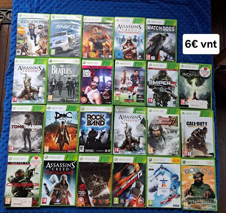 Xbox 360 ir xbox one žaidimai - nuotraukos Nr. 4