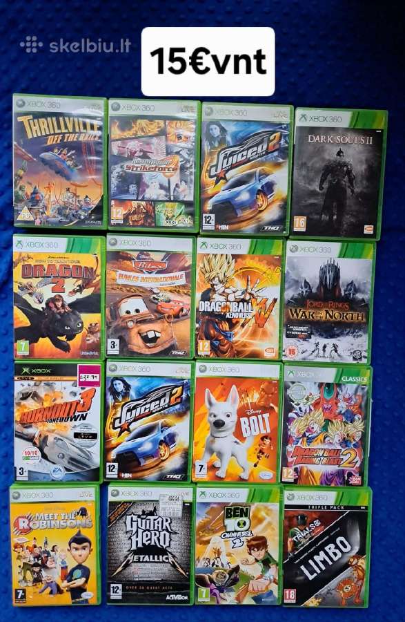 Xbox 360 ir xbox one žaidimai - nuotraukos Nr. 12