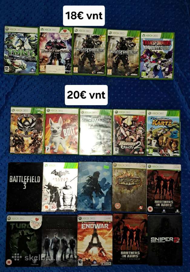 Xbox 360 ir xbox one žaidimai - nuotraukos Nr. 13