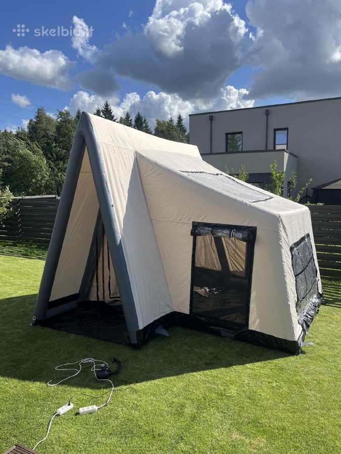 Keturių sezonų pripučiama glamping palapinė - nuotraukos Nr. 3