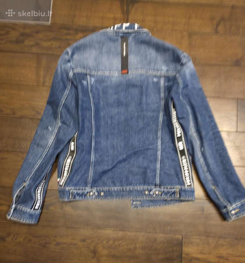 Originalus Philipp Plein džinsinis švarkas. - nuotraukos Nr. 2