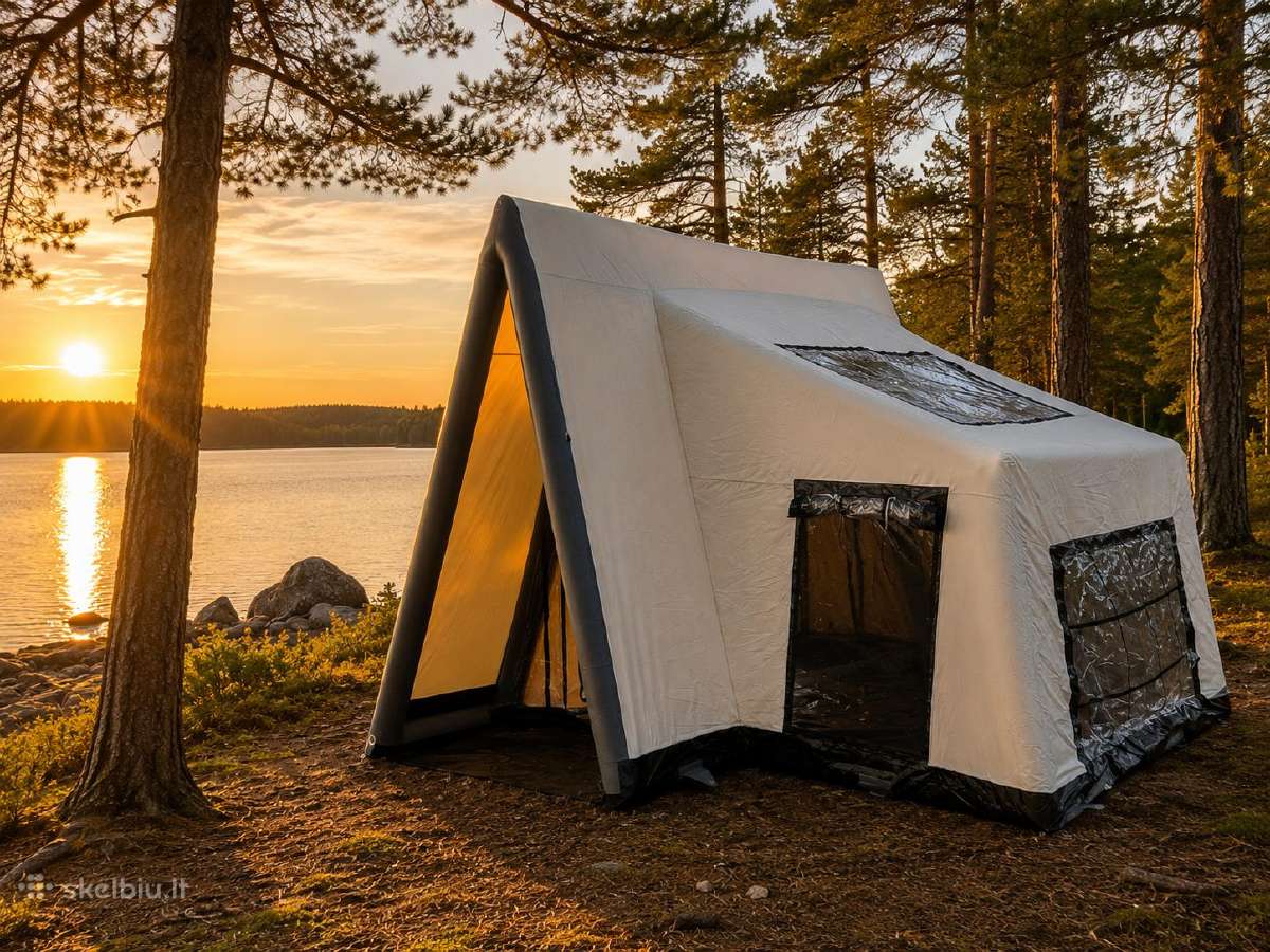 Keturių sezonų pripučiama glamping palapinė - nuotraukos Nr. 36