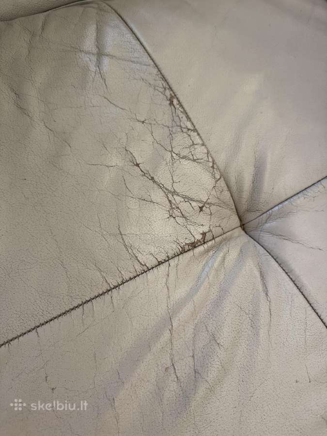Nuostabi odinė sofa su miegojimo funkcija - nuotraukos Nr. 6