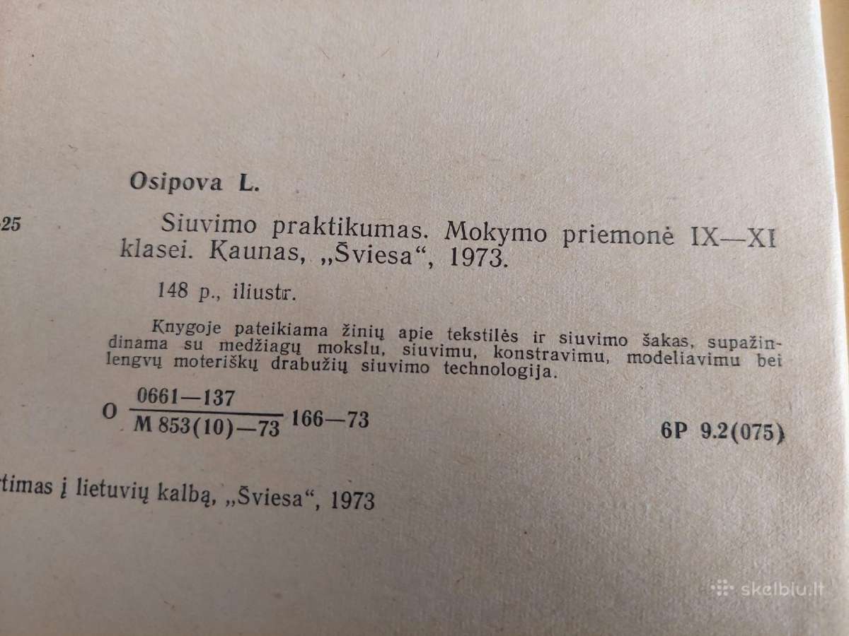 Siuvimo praktikumas - nuotraukos Nr. 3