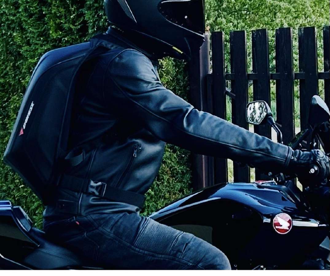 Odinė moto striukė Dainese Fulcro juoda - nuotraukos Nr. 11