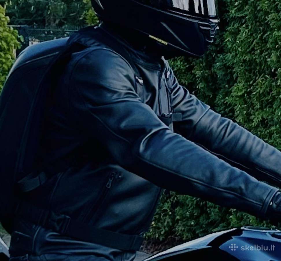 Odinė moto striukė Dainese Fulcro juoda - nuotraukos Nr. 12
