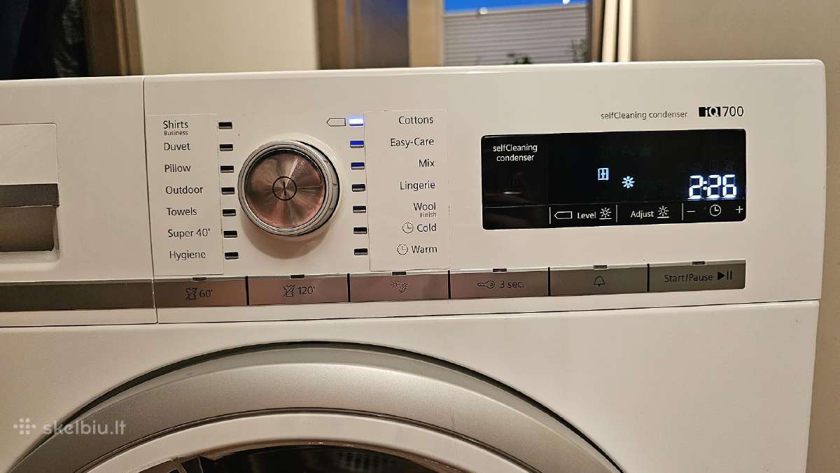 Siemens Iq700 džiovyklė (remontui, dalims) - nuotraukos Nr. 5