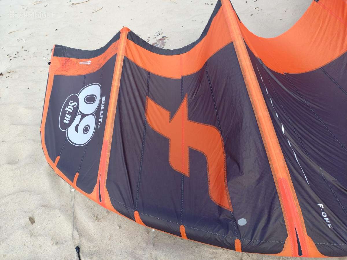 F-one bullit v2 9m kite kaitas jegos aitvaras - nuotraukos Nr. 2