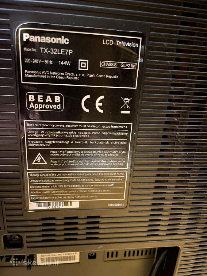 Panasonic Tx-32le7p - nuotraukos Nr. 3