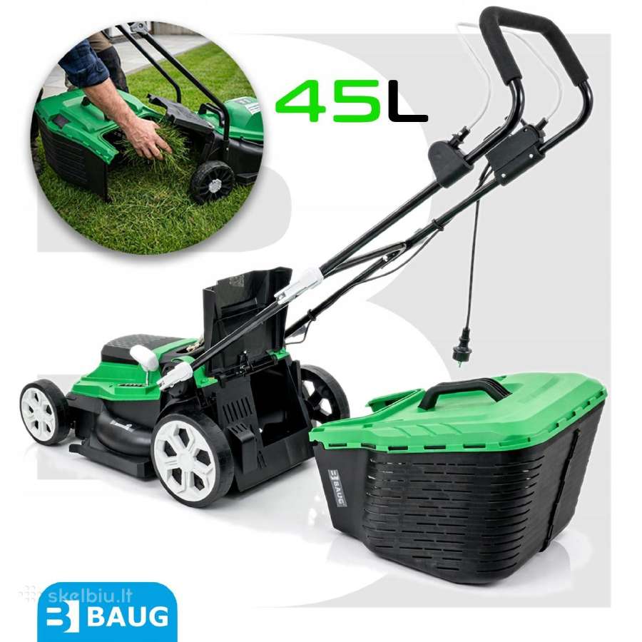 Elektrinė vejapjovė Baug, B5621, 38cm, 1600w - nuotraukos Nr. 5