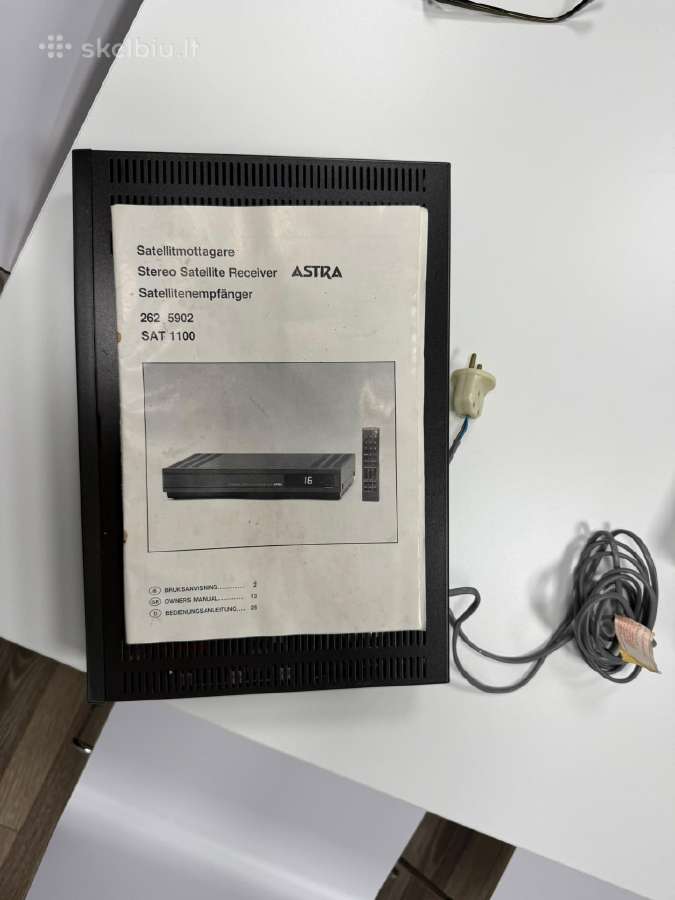 Retro Nokia Astra Sat 1100 palydovinis imtuvas - nuotraukos Nr. 2