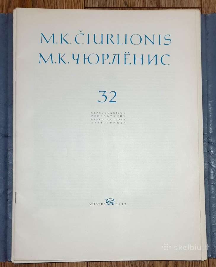 M. K. Čiurlionis 32 reprodukcijos 1972 laida - nuotraukos Nr. 3