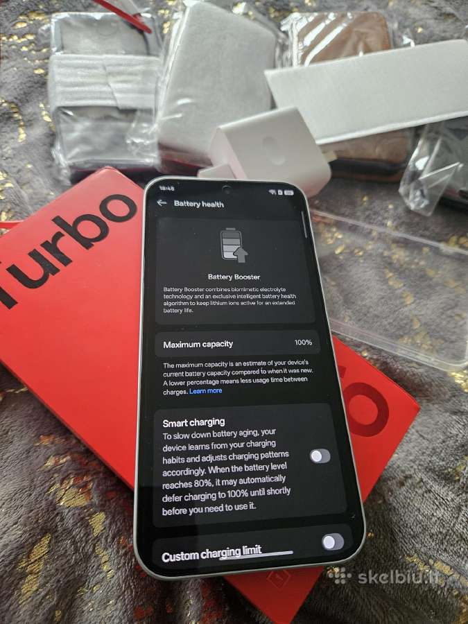 Oneplus Turbo 6 256gb 12gb RAM Silver Naujas - nuotraukos Nr. 2