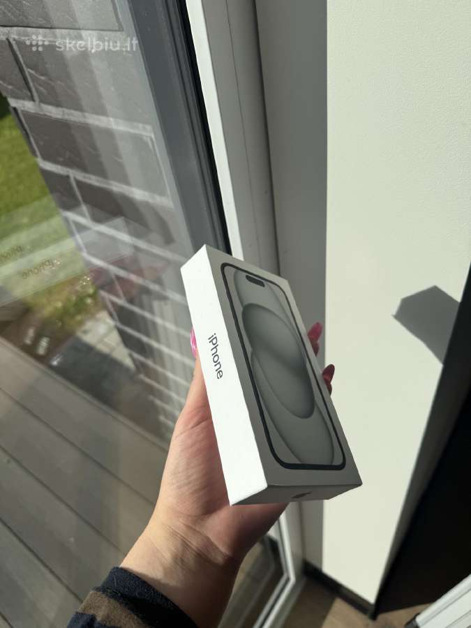 iPhone 15, juodas, 128 GB - nuotraukos Nr. 2