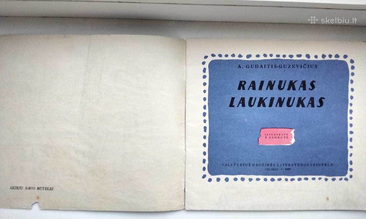 Rainukas laukinukas.1959 m. leid - nuotraukos Nr. 2