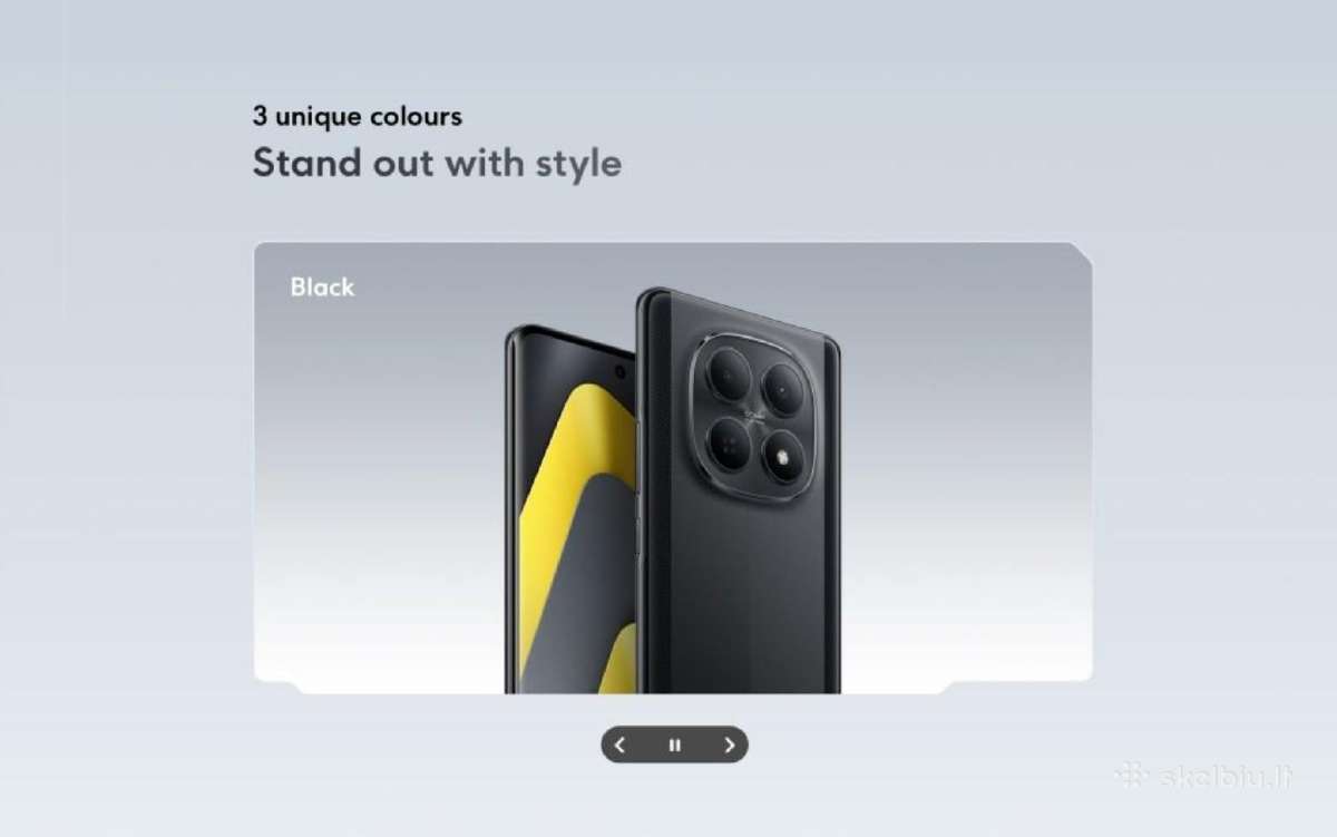 Xiaomi Poco M8 5G 8 GB RAM 256 GB Rom - nuotraukos Nr. 16