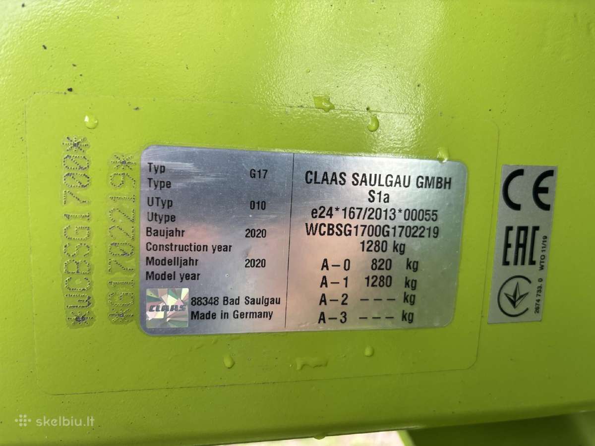 Claas liner 1600 - nuotraukos Nr. 7