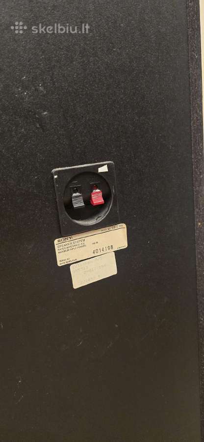 Sony Ss-e315 grindinės kolonėlės - nuotraukos Nr. 6
