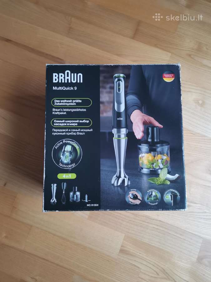 Rankinis trintuvas Braun multiquick 9 mq9135xi - nuotraukos Nr. 3