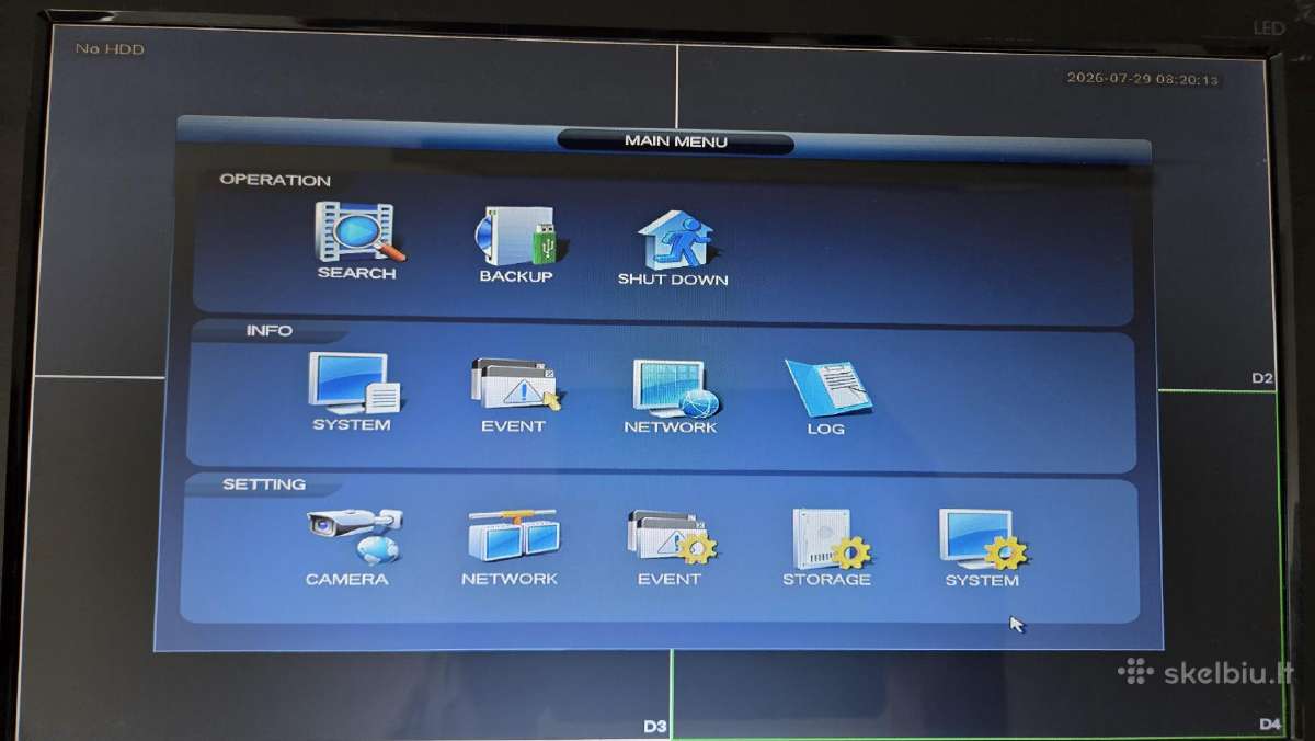 Įrašymo įrenginys Dahua Dh-nvr4104 su HDD 1tb - nuotraukos Nr. 12