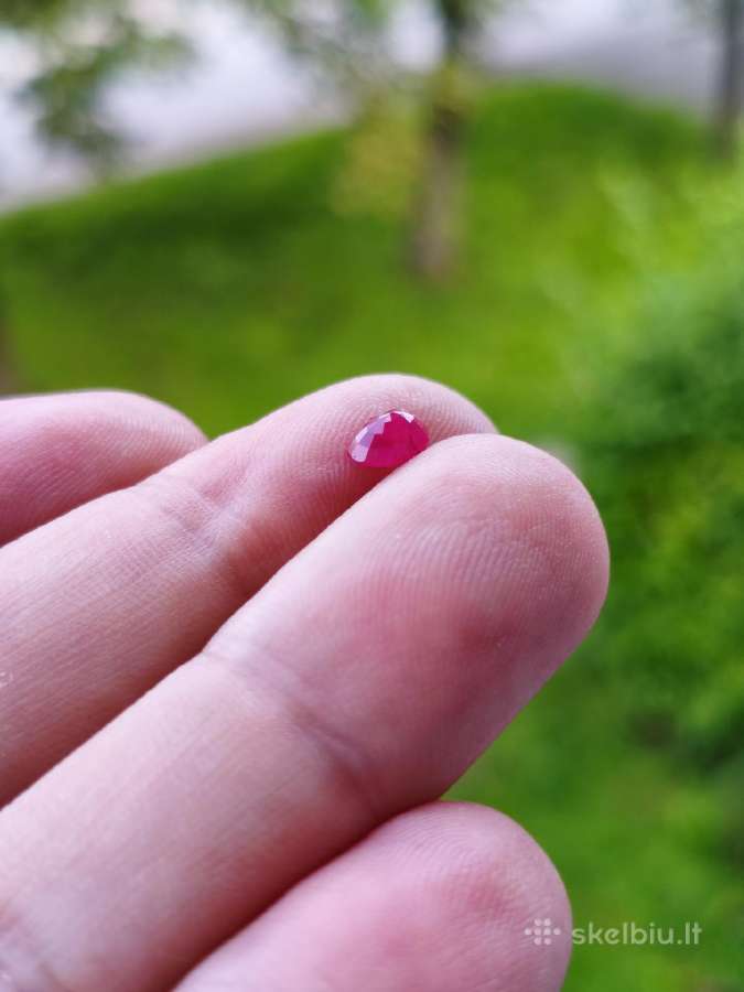 Natūralus rubinas 1.00ct su sertifikatu - nuotraukos Nr. 4