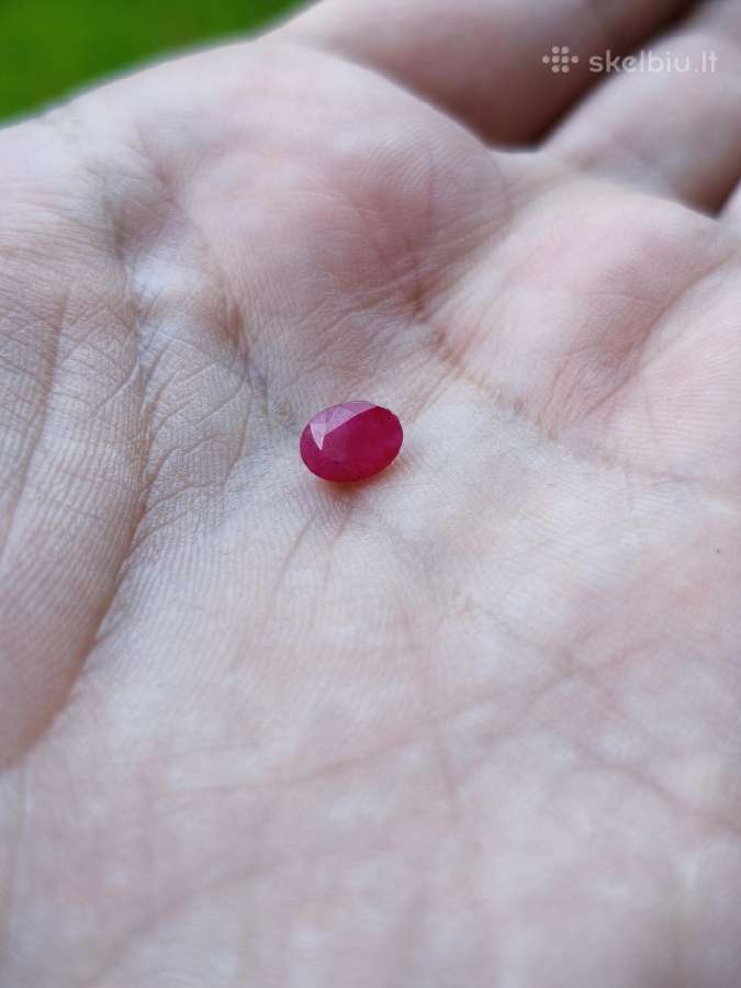 Natūralus rubinas 1.00ct su sertifikatu - nuotraukos Nr. 6