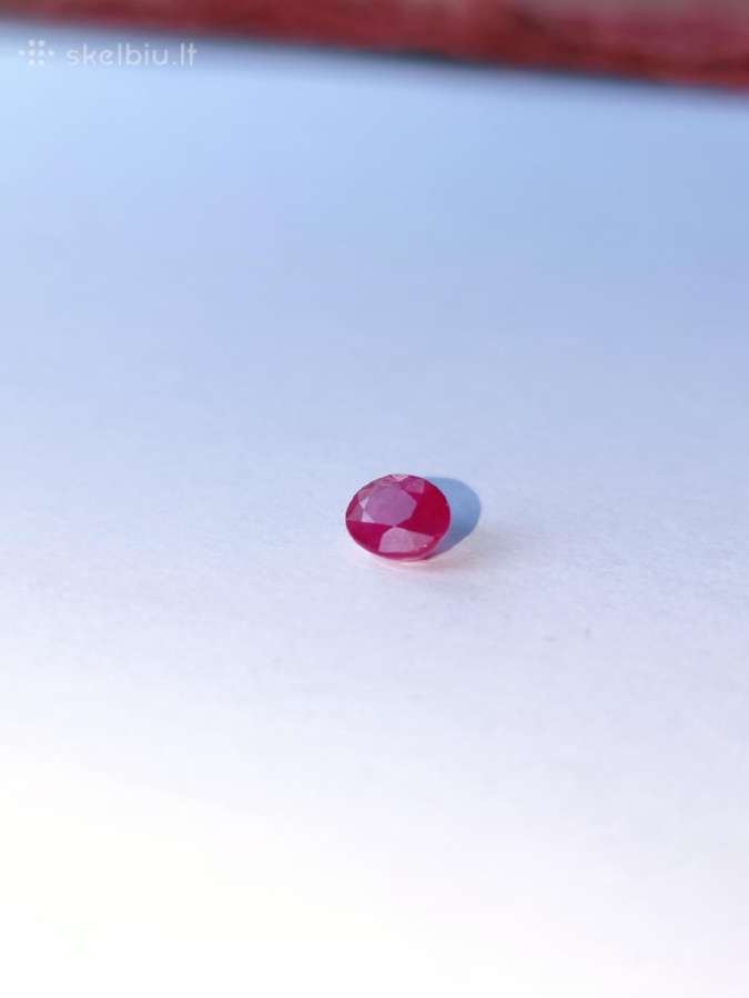 Natūralus rubinas 1.00ct su sertifikatu - nuotraukos Nr. 7