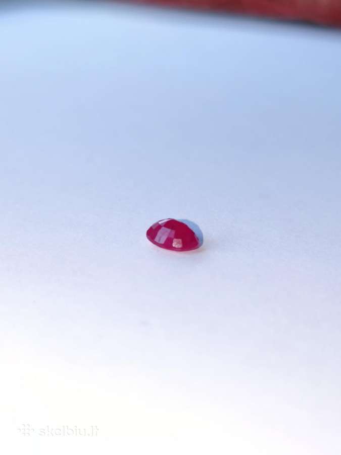 Natūralus rubinas 1.00ct su sertifikatu - nuotraukos Nr. 8