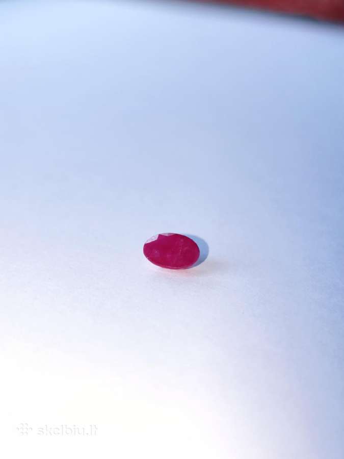 Natūralus rubinas 1.00ct su sertifikatu - nuotraukos Nr. 9