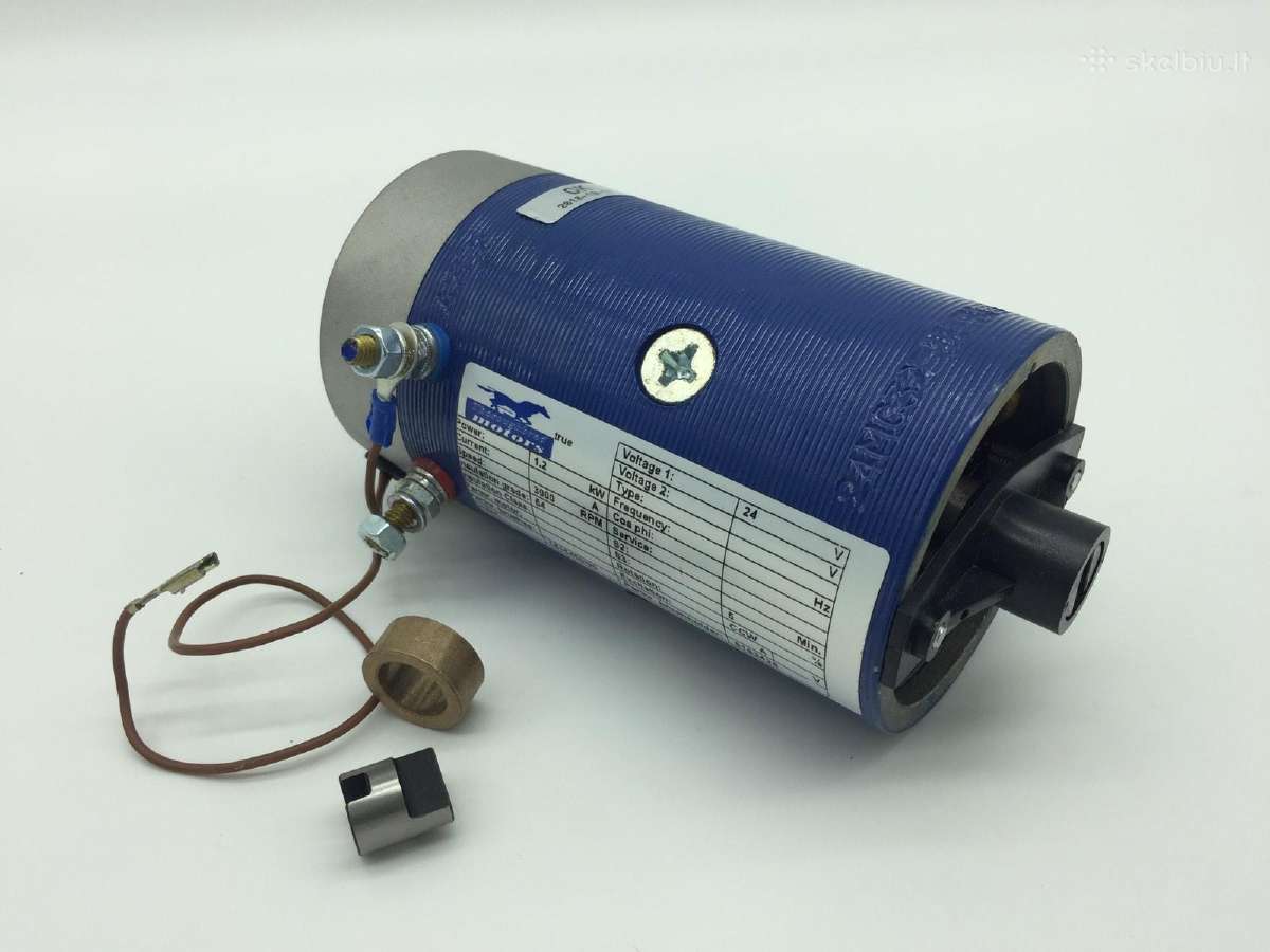 Elektros varikliai liftams 12v/24v - nuotraukos Nr. 3