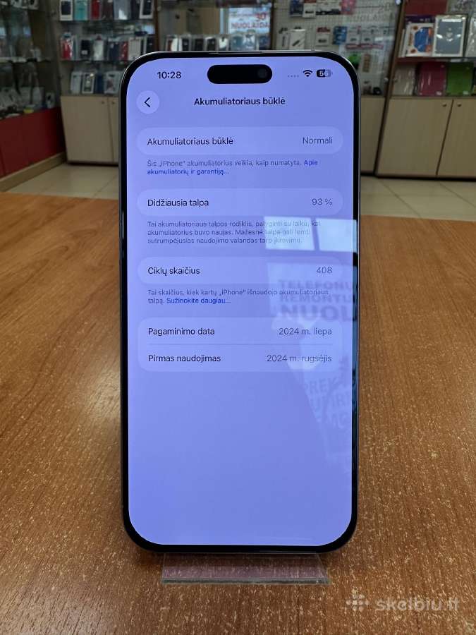 Apple iPhone 16 Pro Max 1tb (Naudotas) - nuotraukos Nr. 2