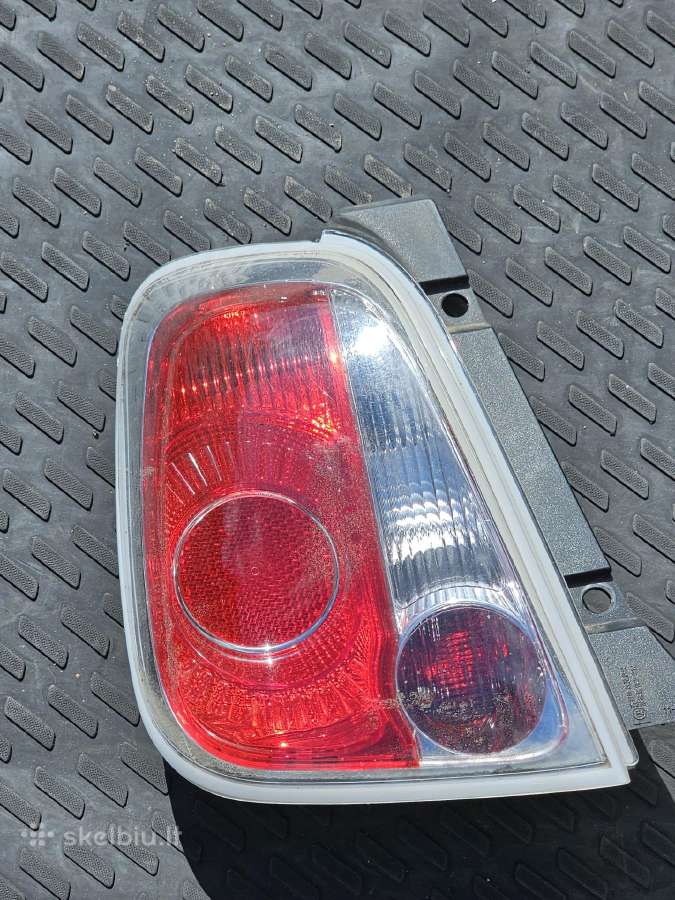 Fiat 500 detalės - nuotraukos Nr. 3