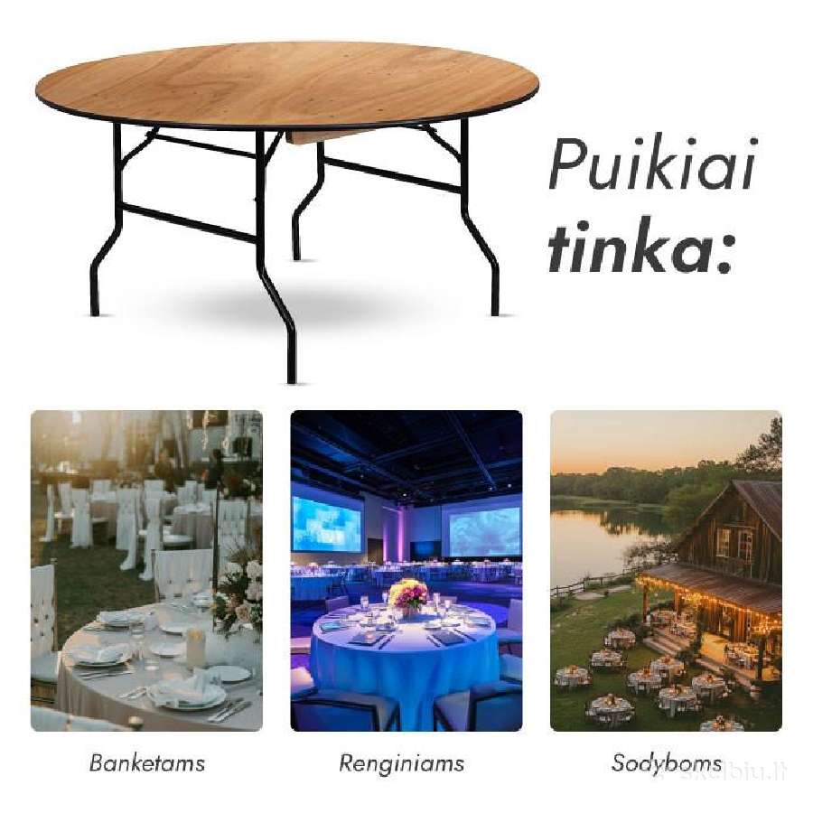 Banketinis stalas - nuotraukos Nr. 18