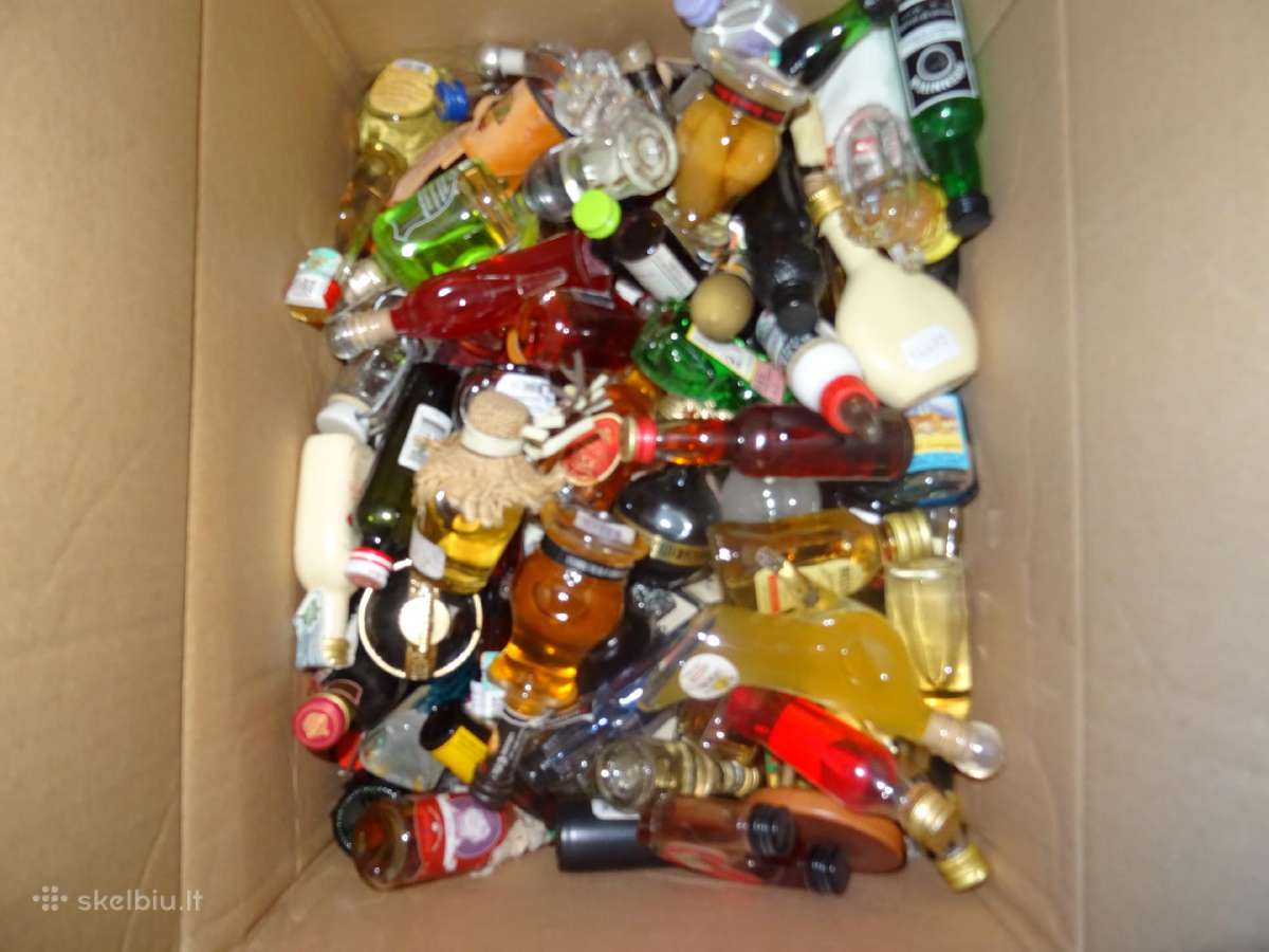 Kolekcija mažų alkoholio buteliukai - nuotraukos Nr. 4
