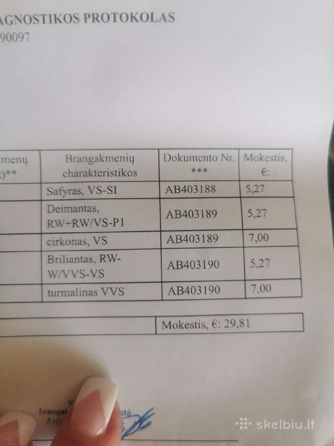 750 sertifikuota apyrankė su 0,50 ct safyrais - nuotraukos Nr. 25