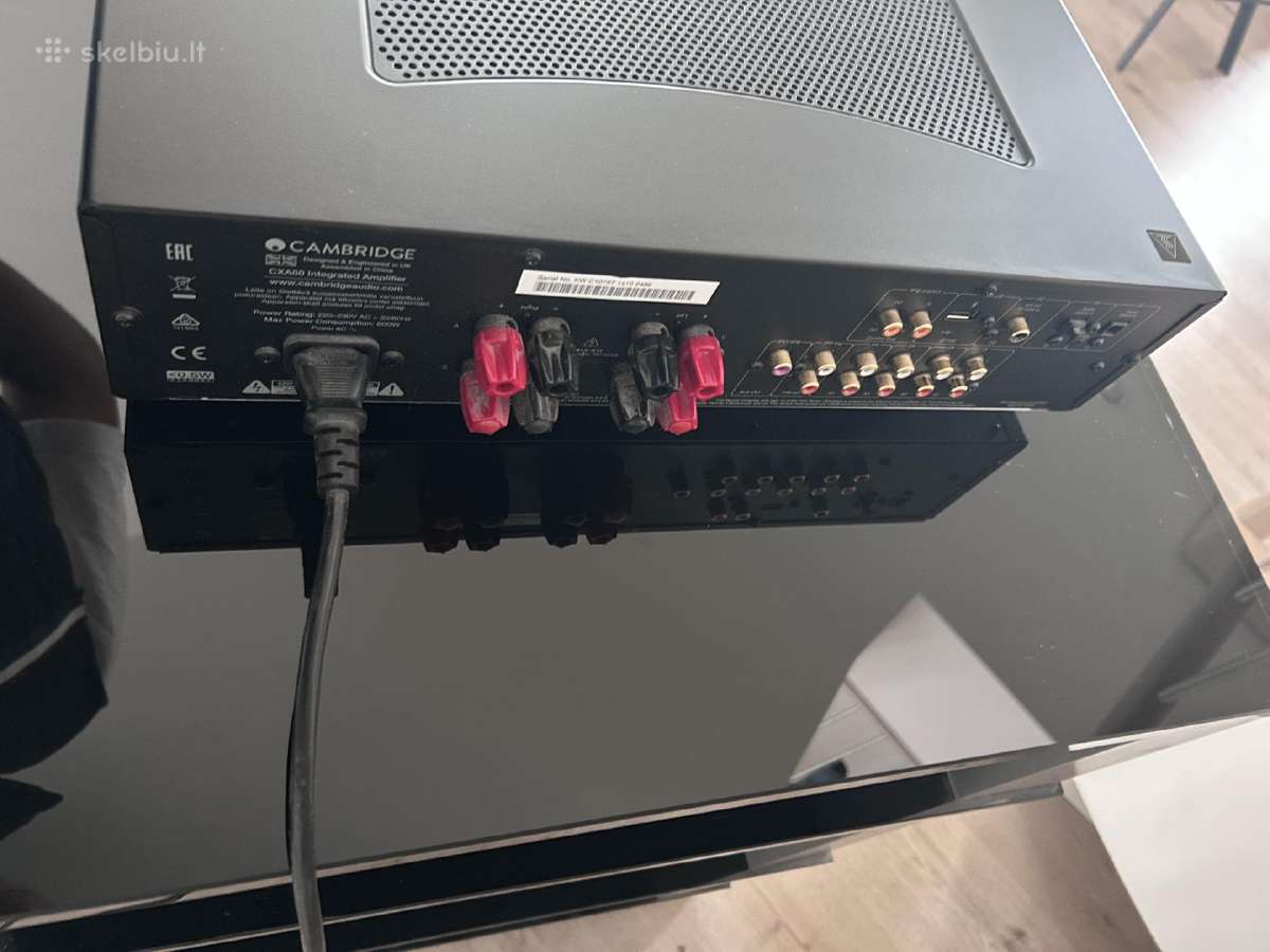 Cambridge Audio Cxa60 garso stiprintuvas - nuotraukos Nr. 4