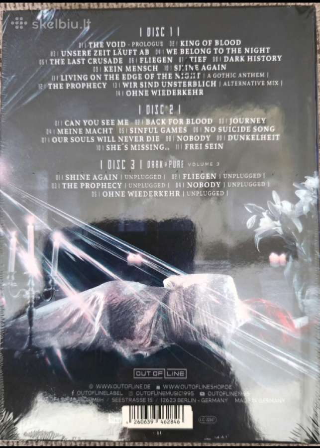 3 CD dėžutės rinkinys. Blutengel. - nuotraukos Nr. 2