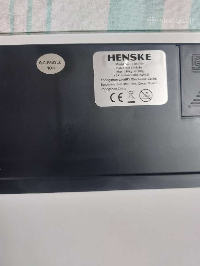 Henske elektroninės svarstyklės, kaip naujos - nuotraukos Nr. 3