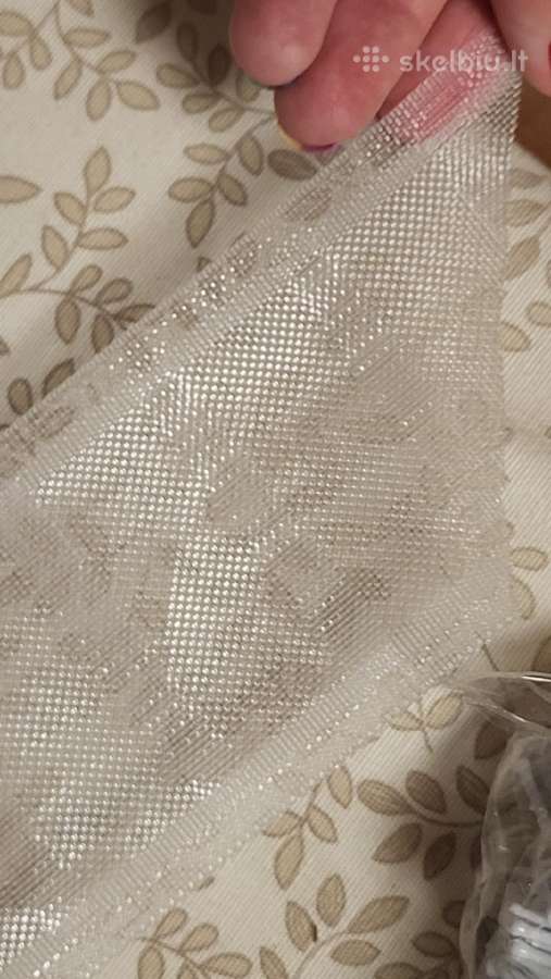 Užuolaidų juosta 8cm plotis - nuotraukos Nr. 3