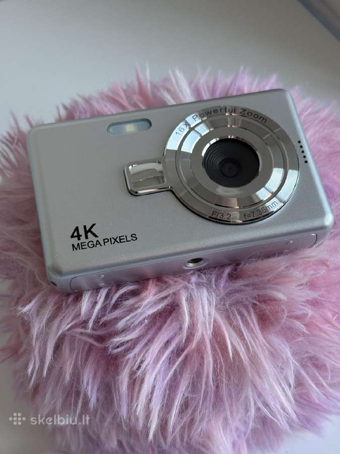 Y2k retro fotoaparatas su 8 GB juodas - nuotraukos Nr. 2