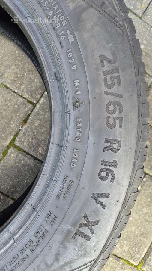 Dvi visasezoninės 215/65 R16 Continental - nuotraukos Nr. 5