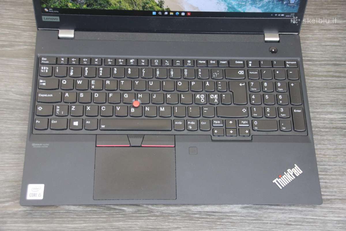 Lenovo T15 i5 16gb Fhd Ips 512gb SSD - nuotraukos Nr. 2