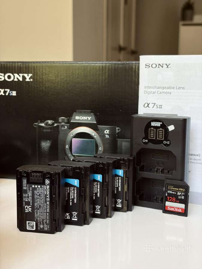 Sony a7s III body su vos 64 Shutter Count! - nuotraukos Nr. 9