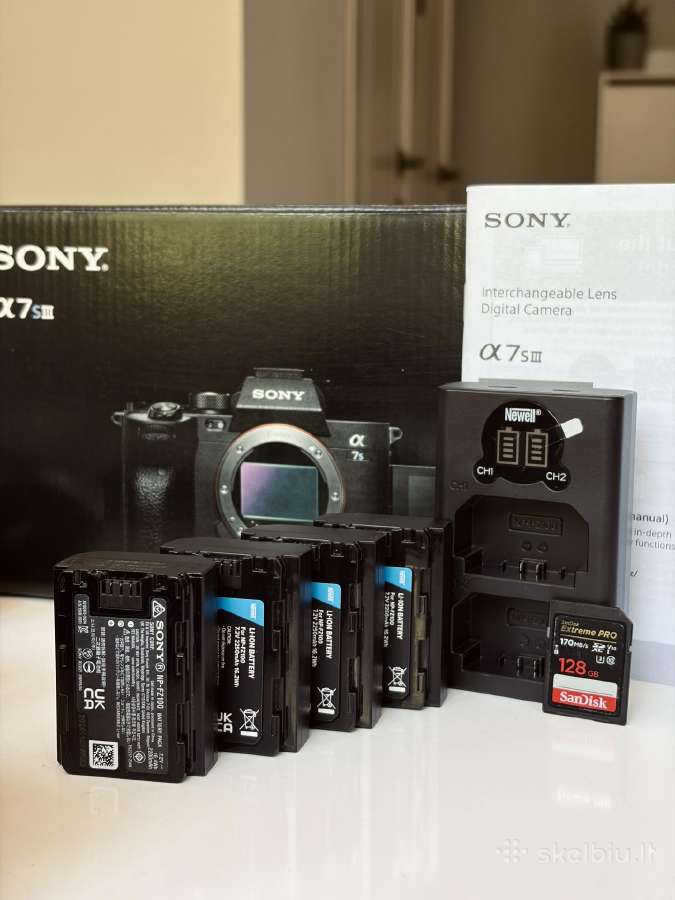 Sony a7s III su 64 Shutter Count+4baterijos+128gb - nuotraukos Nr. 9