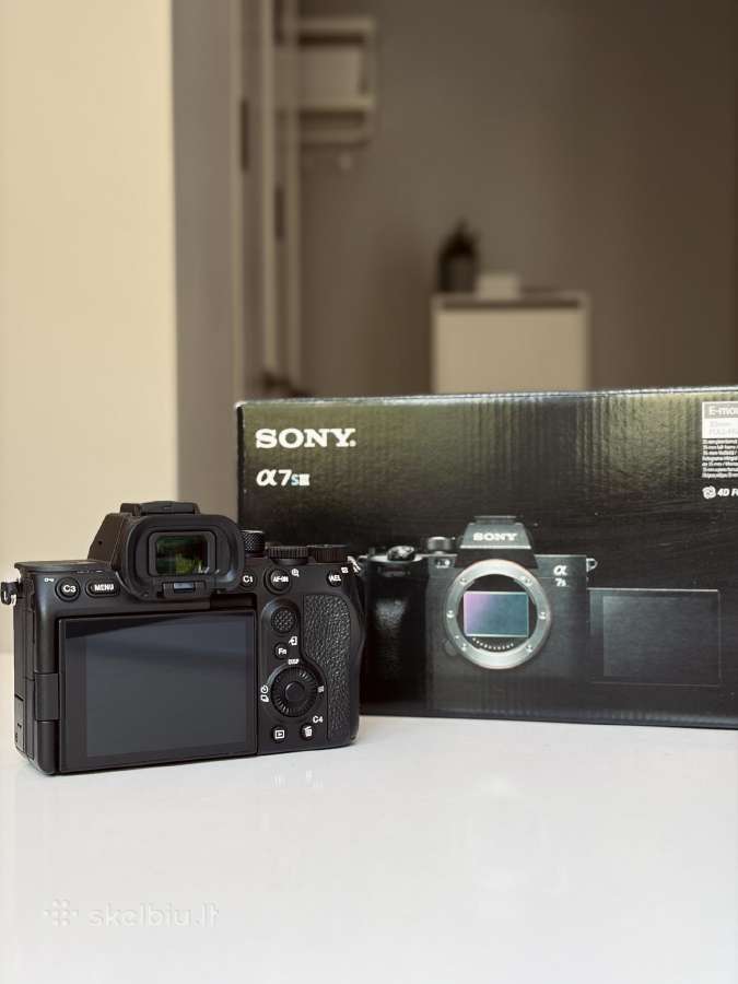 Sony a7s III body su vos 64 Shutter Count! - nuotraukos Nr. 4