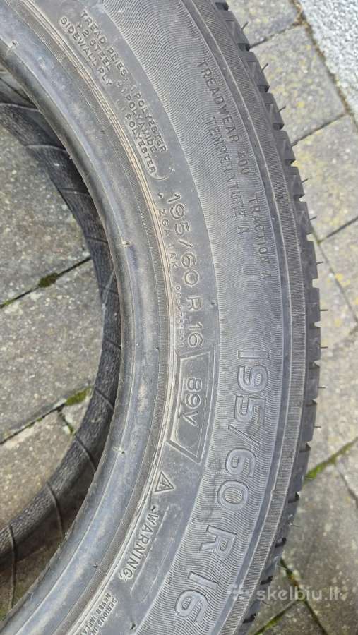 Dvi geros vasarinės 195/60 R16 Michelin - nuotraukos Nr. 5