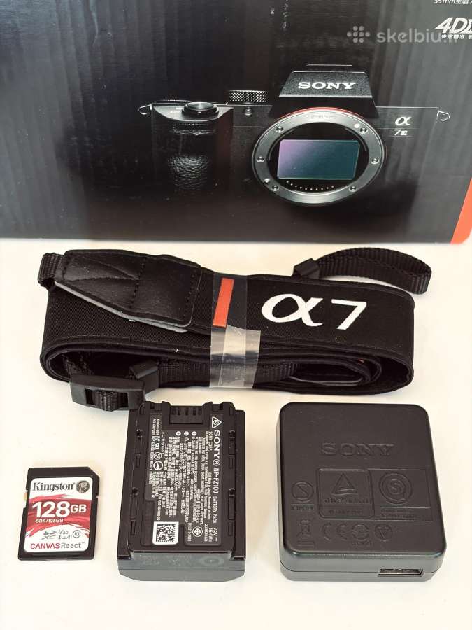 Parduodamas Sony a7 III body su 800 Shutter count! - nuotraukos Nr. 12