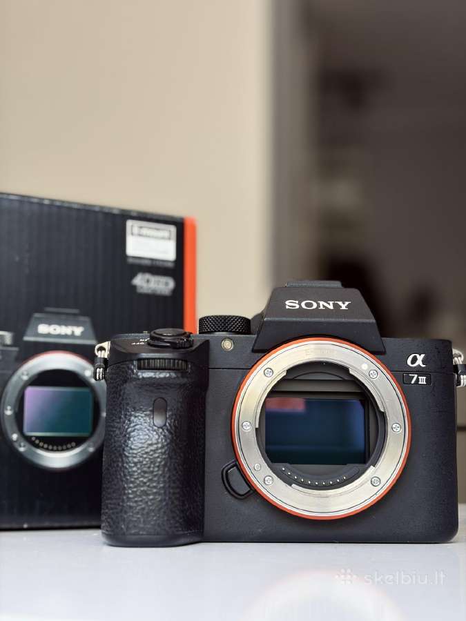 Parduodamas Sony a7 III body su 800 Shutter count! - nuotraukos Nr. 6